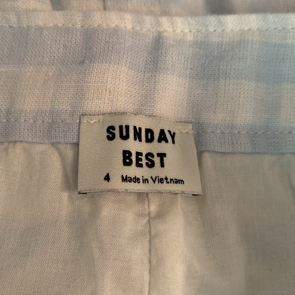 Sunday Best (Aritzia) Mica Skirt in Glimmer/White Size 4 - Picture 9 of 13